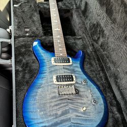 PRS S2 Custom 24-08 Faded Gray Black Blue Burst