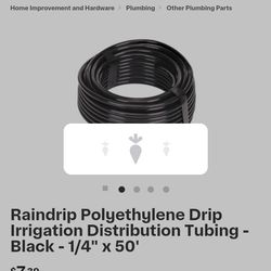 Raindrop Polyethylene Drip Irrigation Distribution Tubing