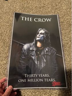 Signed crow poster