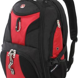 19 In SwissGear 1900 Scansmart TSA 17-Inch Laptop Backpack, Black/Red