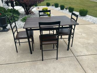 Table and chairs