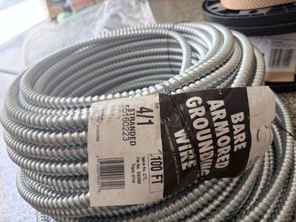 100ft 4/1 Armored grounding wire