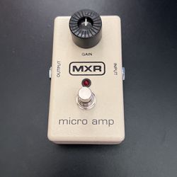 MXR Micro Amp Guitar Effect Pedal