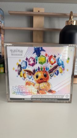 Pokemon Prismatic Evolutions Etb Acrylic not included