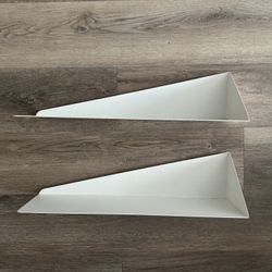 Set of 2 Umbra White Metal Shelves