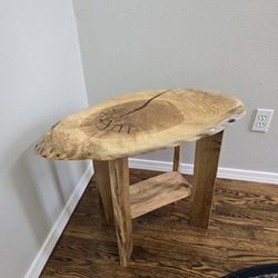 Oak End Table