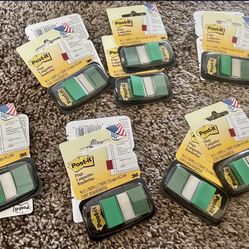 Box Of Post-it Flags -Green-$10 Each Box-