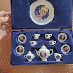 Minature Barbue Glass Tea Set