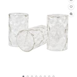 Kira Home Armada II 7" Glass Shades 3 ONLY, Hammered Replacement Glass, 1-5/8" Fitter Opening for Threaded Medium Base Socket Cash only  Pick up Anahe