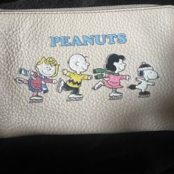 Peanuts Christmas Coach Wallet Handbag 