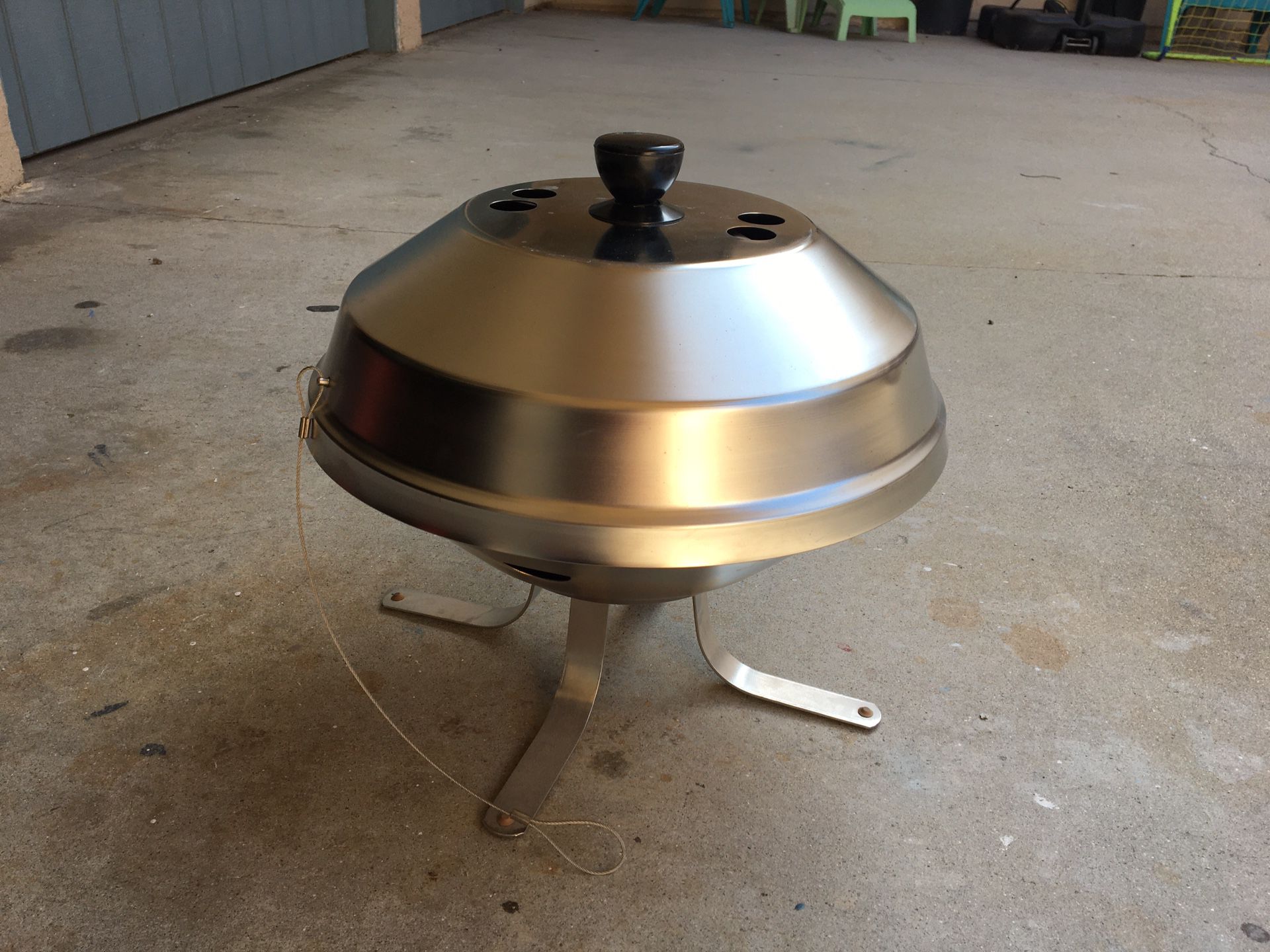 Stainless barbecue for boat or RV