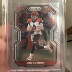 2020 Panini Prizm Football Joe Burrow RC #307 Bengals Rookie Card Base 