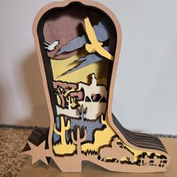 YellowCowbot Boot Shelf Sitter 
