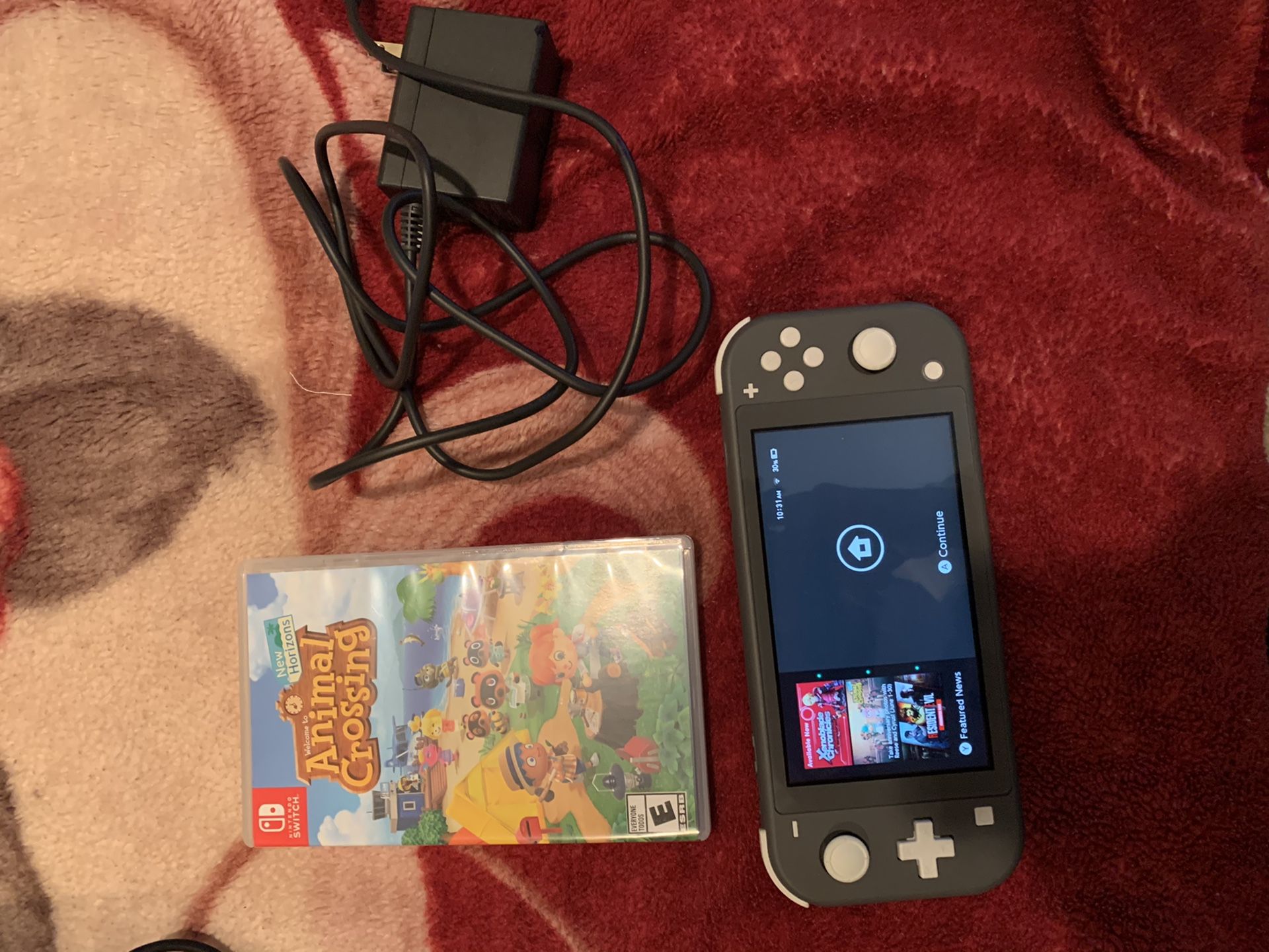 Nintendo switch lite + animal crossing (TAKING OFFERS)