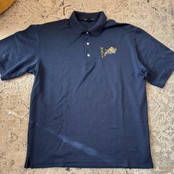 Men's Navy Midshipmen Port|Authority Signature Polo Shirt, (Navy Blue) Size XL 