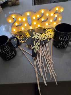 Graduation party class of 2026 decor decorations