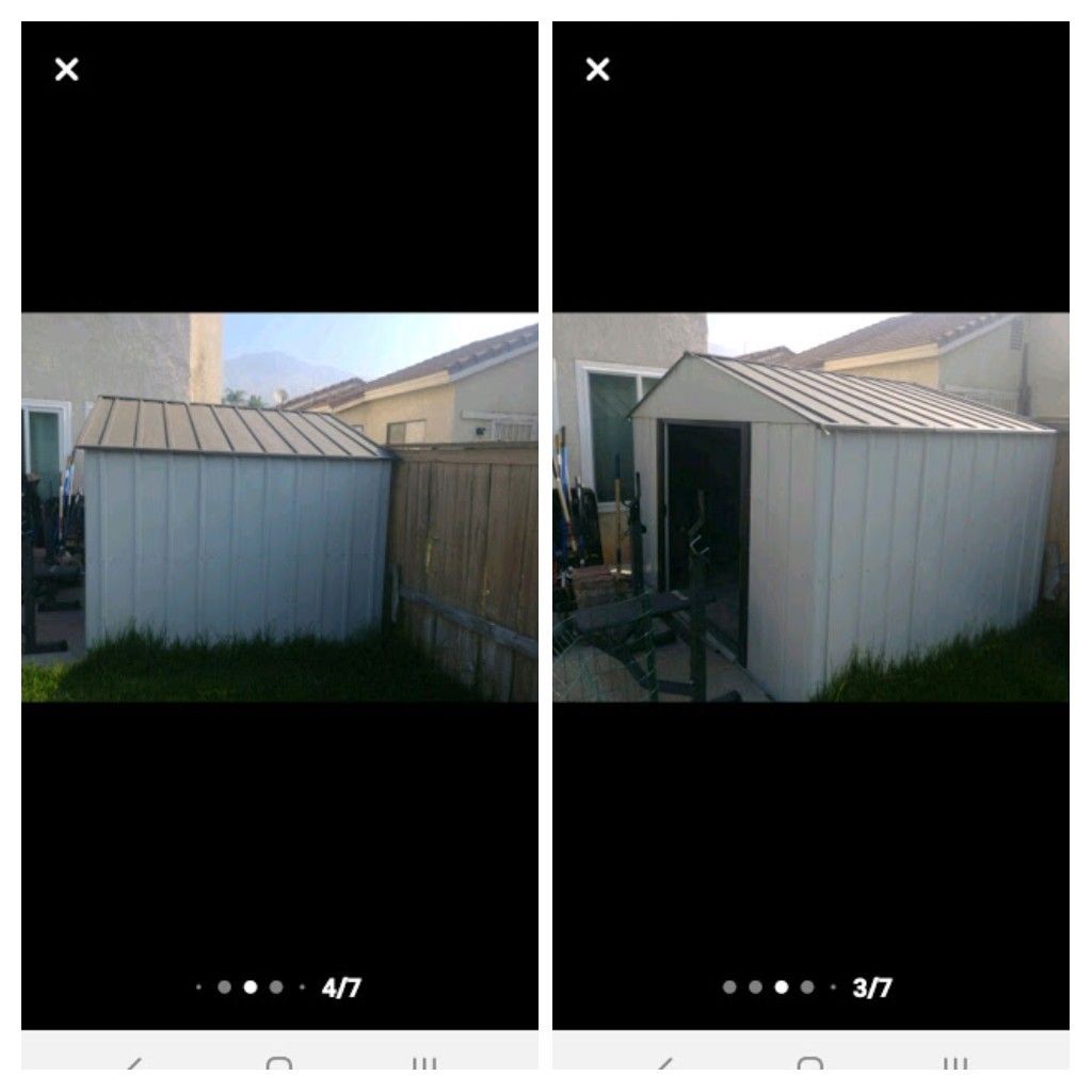 10 x 10 metal Shed