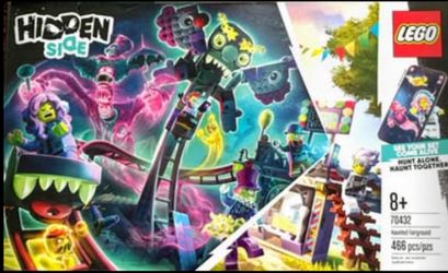RETIRED -BRAND NEW IN BOX - Lego Hidden Side Haunted Fairground - Set 70432