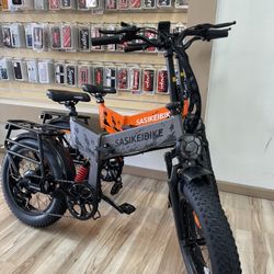 Folding Electric Mountain Bike 35MPH Sasikbike ebike Financing Deals! $10 To $100 Down Payment To Take It Today! 