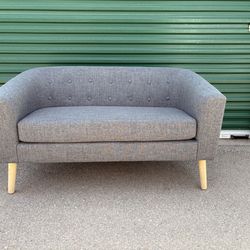 New mid century modern loveseat