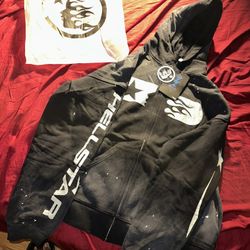 Hellstar Hoodie - Black/white 