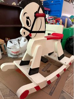 Kids vintage rocking horse