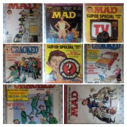 Vintage MAD & Cracked Magazine Lot