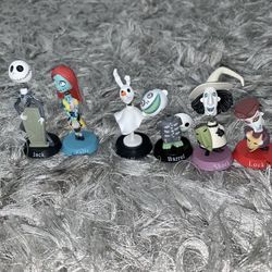 NIGHTMARE BEFORE CHRISTMAS BOBBLE HEAD SET