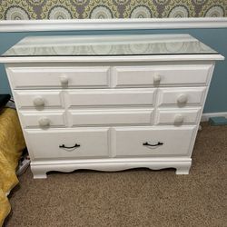 Wood Dresser White 