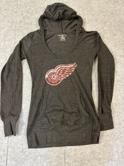 Wright & Ditson Detroit Red Wings Hooded Long-Sleeve Top