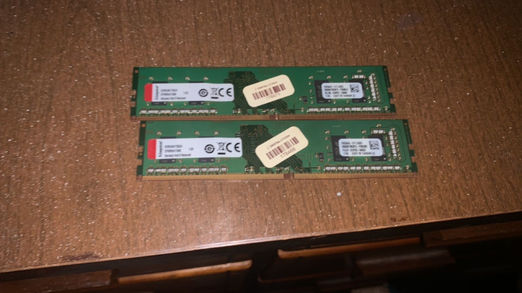 2 Sticks Of 4gb DDR4 Ram