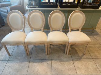 Set of 4 dinner chairs $250 or best offer!