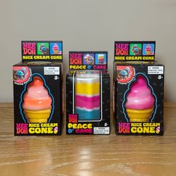 NeeDoh Bundle Nice Cream Cones + Peace O’ Cake