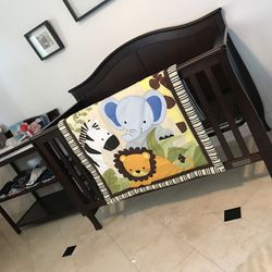 Child Craft Crib With New Mattress