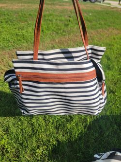 Black and white bag