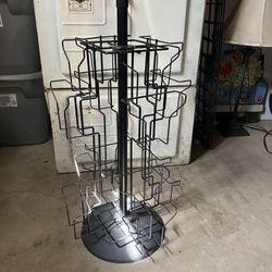 Counter Rotating Card Display with Sign Clip