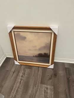 Premium 26×26 Luxury Framed Wall Art - Modern Wood & Black Frame Collection $45 each