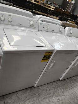 Hotpoint set top load washer & electric dryer with warranty Delivery fee depends on address 🛣️🏠🚛