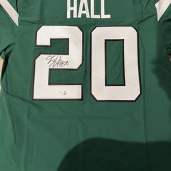 Authentic Jets Jersey signed by Breece Hall