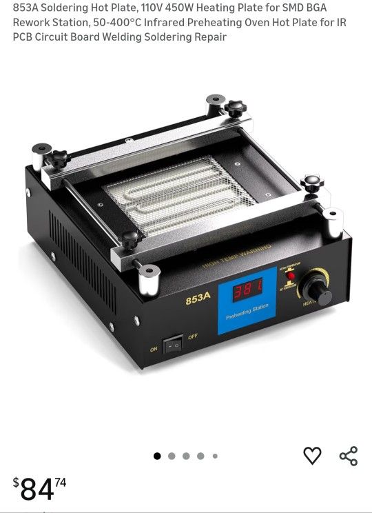 Soldering Hot Plate READ DESCRIPTION