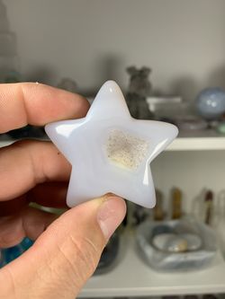 Agate Star With Druzy Healing Crystal 