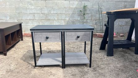 Custom Gray/Black Entryway/End Table