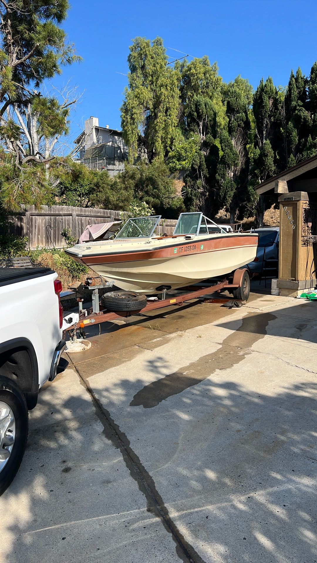 Vintage 1976 Glasspar Boat V8