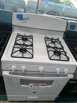 Gas White Stove - Great Deal!