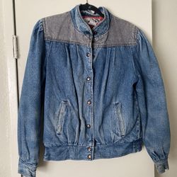 80’s Vintage WBRK-FM Denim Jacket