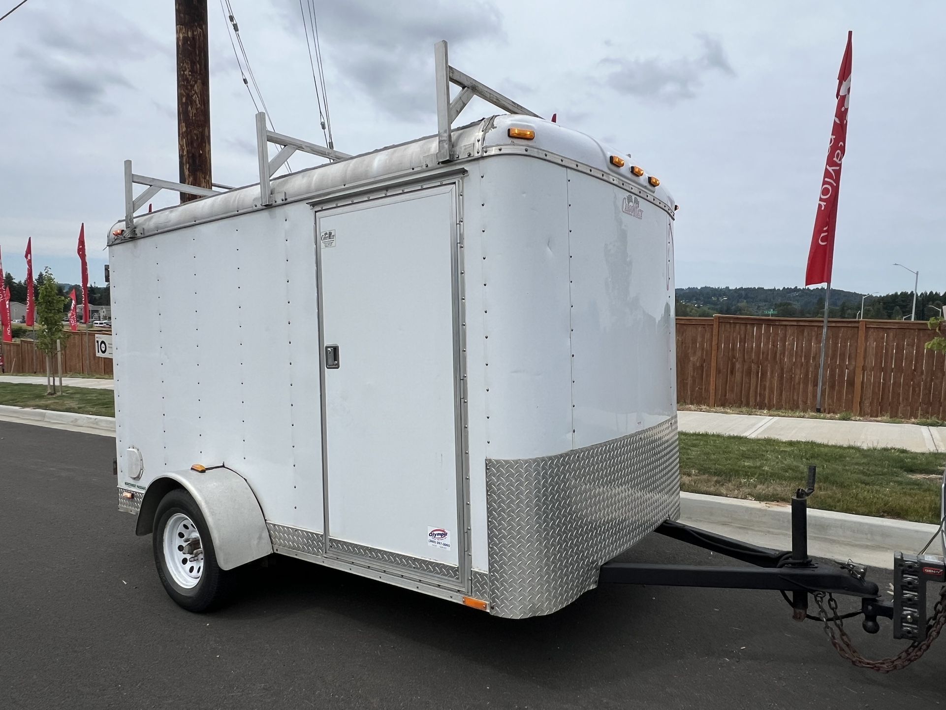 6x10 CargoMate Enclosed Trailer Traila