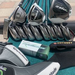 TaylorMade RBZ  Callaway Razr X Complete Golf Club Set