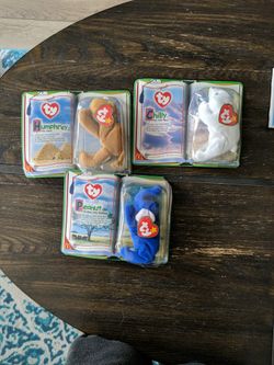 Ty Beanie Babies 2000 Legends Set, McDonald's Retro Happy Meal Toy Series