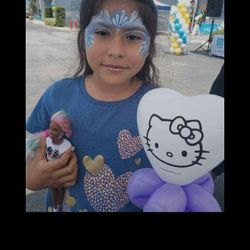 Facepainting Colors, Balloons For Twisting, Tattoos For Glitter Tattoos 