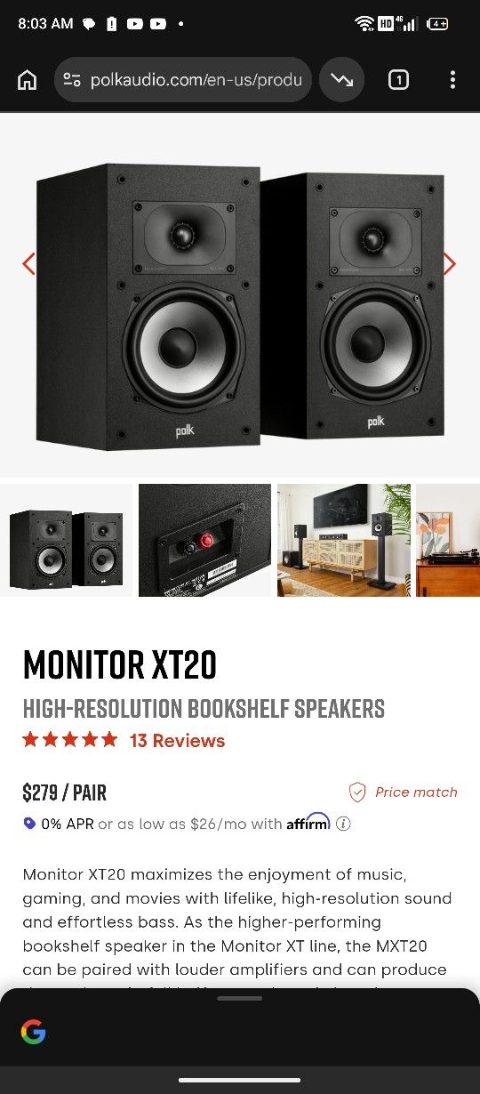 Polk Monitor Xt20